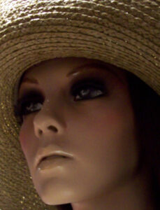 "Straw Hat" (2008) at "The Marie Antoinette Exhibit" mannequin fashion show at The Everson Museum. Photo by Michael Aaron Gallagher.