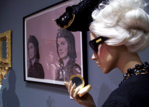 "Doing Makeup" (2008) at "The Marie Antoinette Exhibit" mannequin fashion show at The Everson Museum. Photo by Michael Aaron Gallagher.