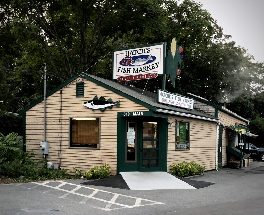 Hatch’s Fish Market in Wellfleet, Massachusetts was featured in the movie “Year by the Sea” (2016). Photo by Michael Aaron Gallagher.