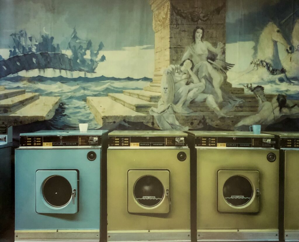 “Laundromat” (1977) by photographer Langdon Clay.