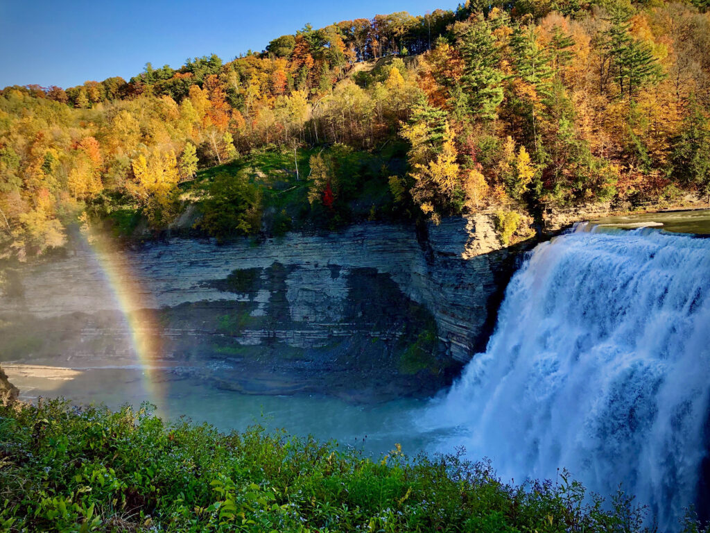 Middle Falls on the Genesee River at Letchworth State Park. Photo by Michael Aaron Gallagher.