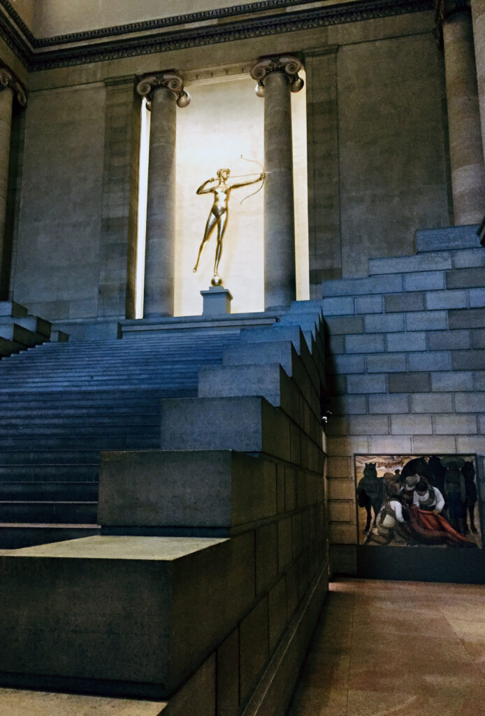 The interior of the Philadelphia Museum of Art was featured in the movie The Benefactor, starring Dakota Fanning and Richard Gere. Photo by Michael Aaron Gallagher.