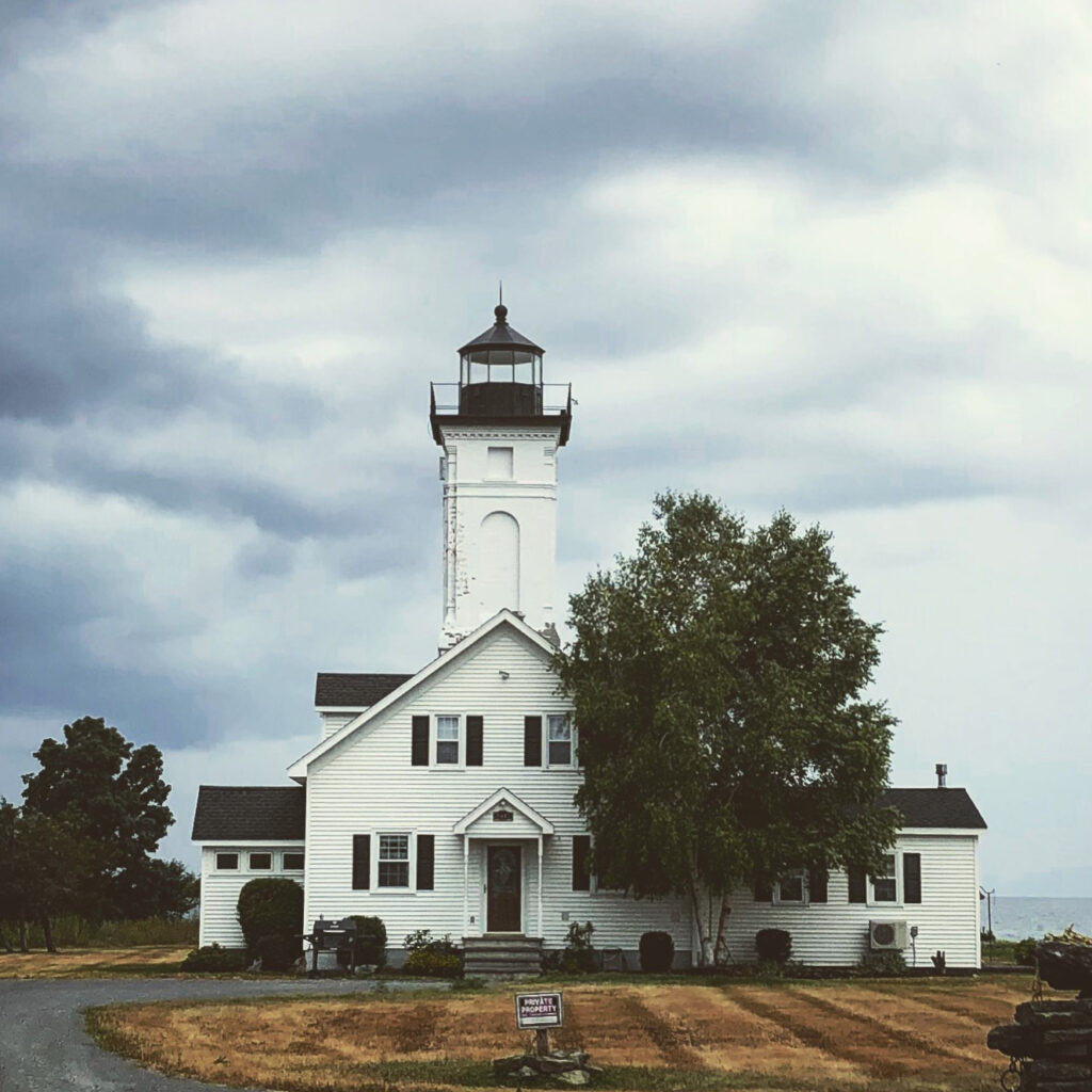 Stony Point Lighthouse near Henderson Harbor, New York. Photo by Michael Aaron Gallagher.