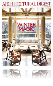 Architectural Digest Magazine cover December 2011