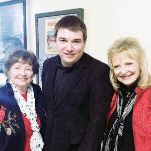 The “Bailey sisters,” actresses Karolyn Grimes (who played Zuzu) and Carol Coombs Mueller (who played Janie) in the classic 1946 holiday film, It’s a Wonderful Life.