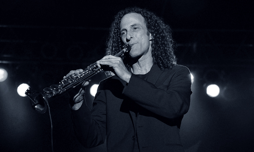 Grammy award winning saxophone player, Kenny G. Photo by Michael Aaron Gallagher.