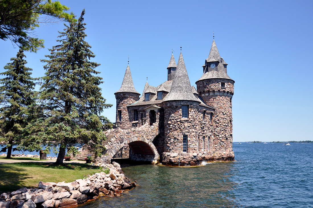 The Power House and Clock Tower at Boldt Castle by Michael Aaron Gallagher