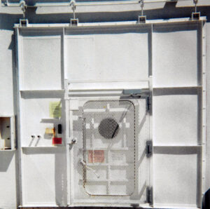 Biosphere 2 Center Airlock Door in 1998 by Michael Aaron Gallagher