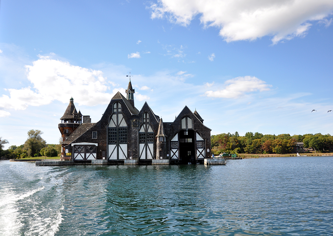 Boldt Yacht House on the shore of Wellesley Island on the Saint Lawrence River in Upstate New York. Photo by Michael Aaron Gallagher.