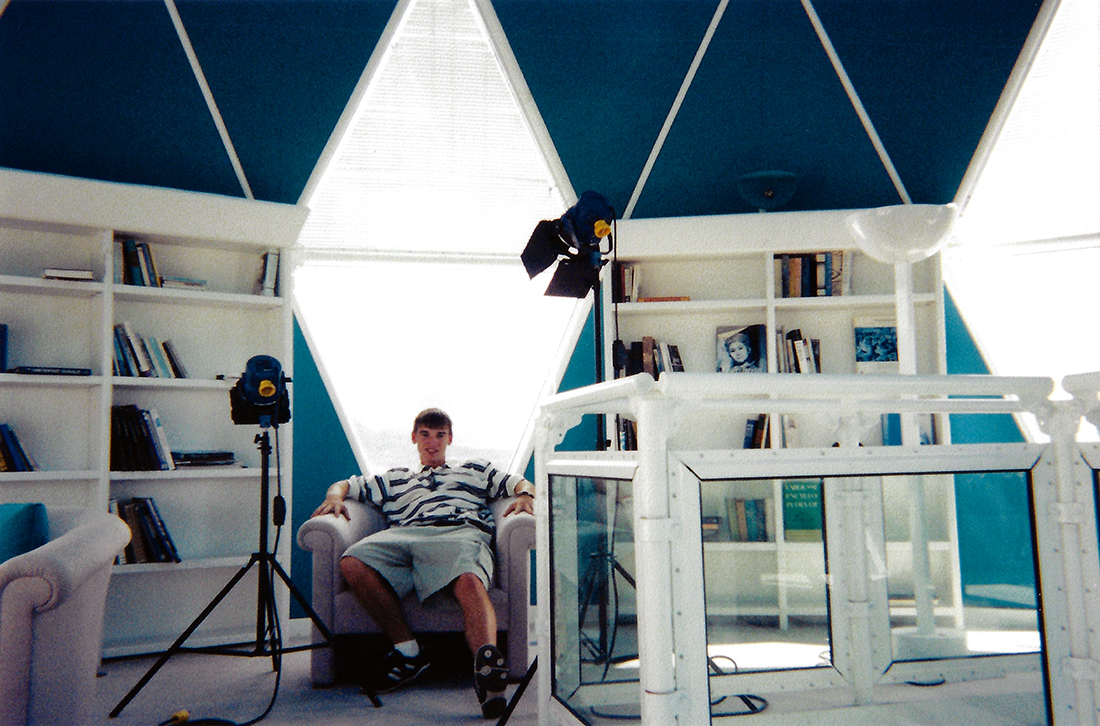 Michael Aaron Gallagher in the Biosphere 2 Center in 1998