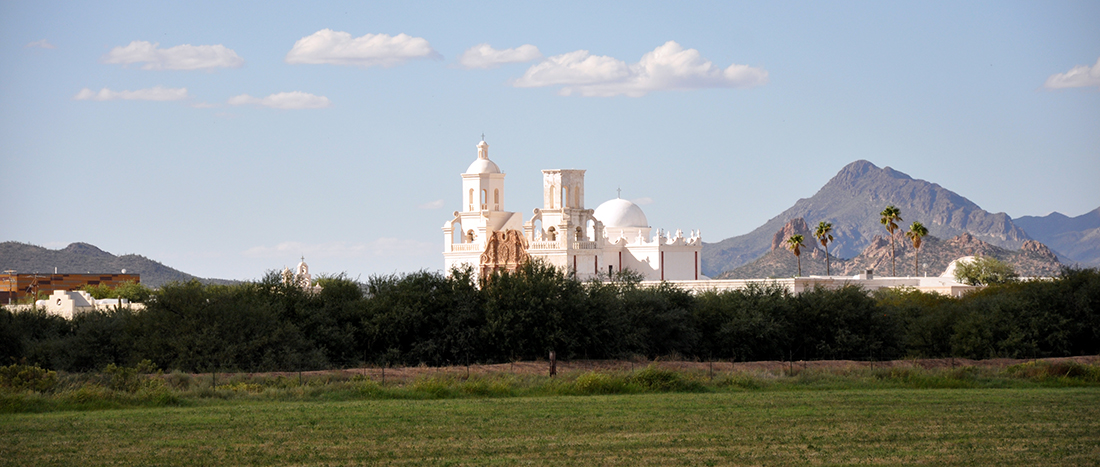 Mission San Xavier del Bac by Michael Aaron Gallagher