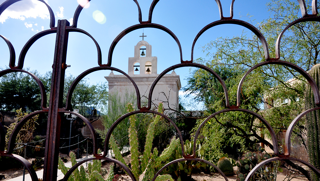 San Xavier del Bac Mission Chapel by Michael Aaron Gallagher