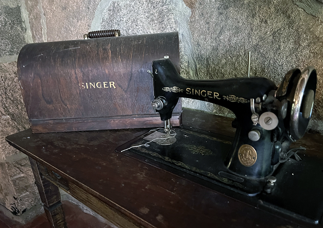 Singer Sewing Machine at Singer Castle by Michael Aaron Gallagher