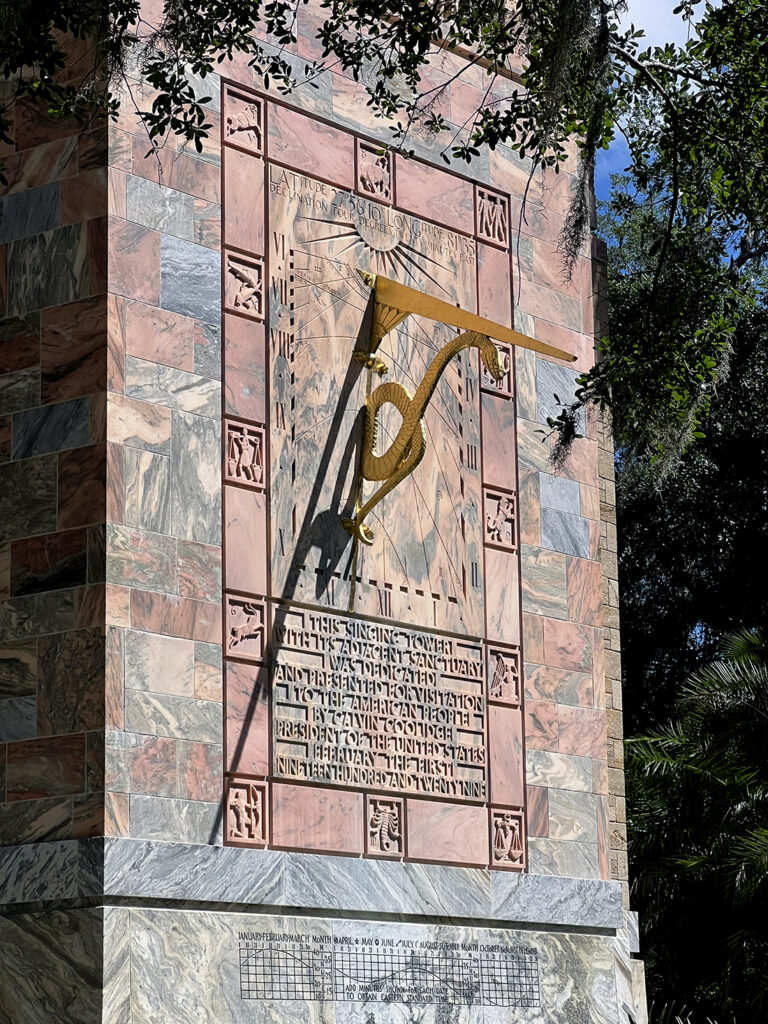 Singing Tower Sundial at Bok Tower Gardens by Michael Aaron Gallagher