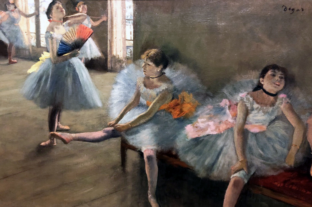 Dancers in the Classroom by Edgar Degas at The Clark by Michael Aaron Gallagher