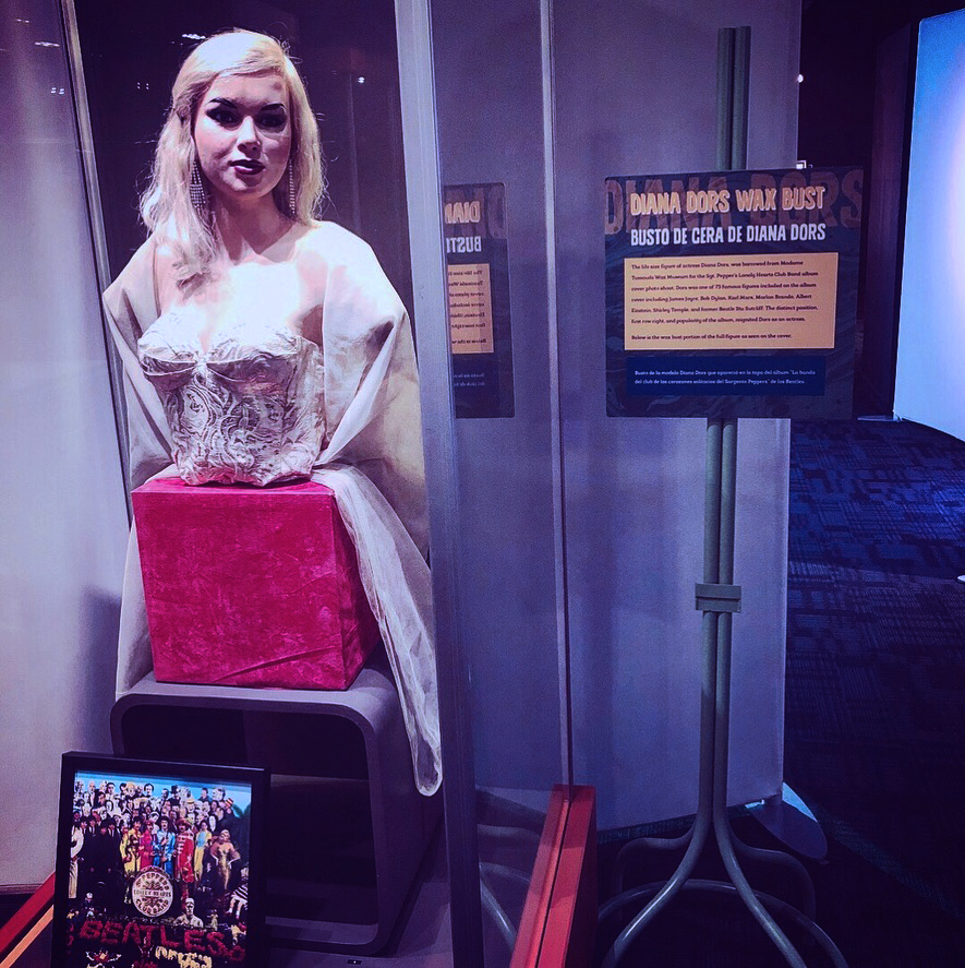 Diana Dors Wax Bust that appears on the cover of The Beatles album Sgt Pepper's Lonely Hearts Club Band by Michael Aaron Gallagher