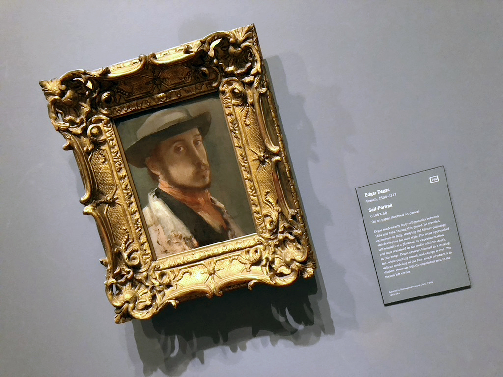 Edgar Degas Self Portrait at The Clark by Michael Aaron Gallagher