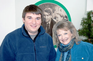 Michael Aaron Gallagher and Karolyn Grimes Zuzu It's a Wonderful Life Movie