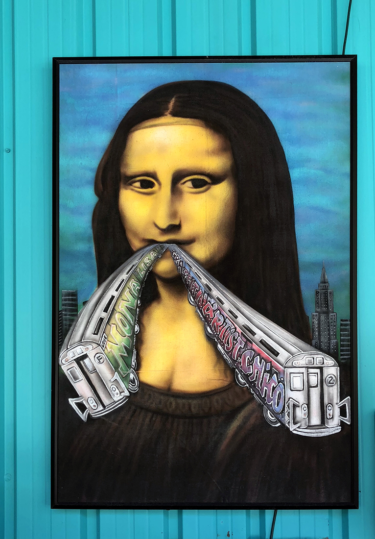 Mona Lisa Subway Cars at Artisanworks by Michael Aaron Gallagher