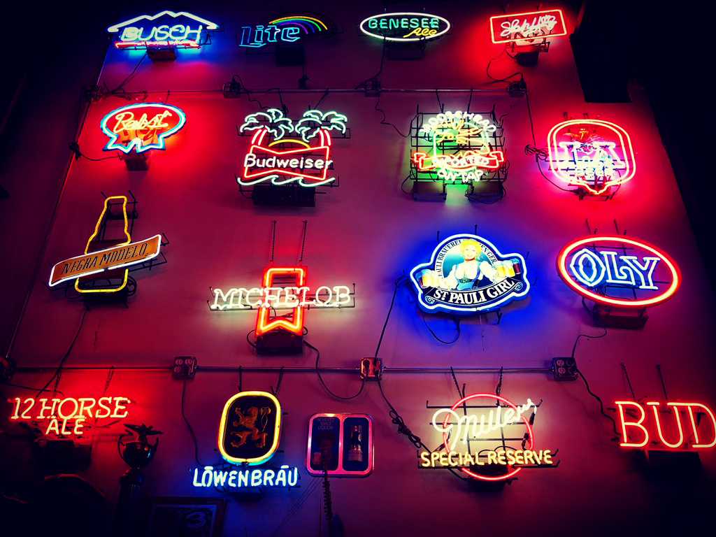 Neon Beer Signs at ARTISANworks in Rochester by Michael Aaron Gallagher