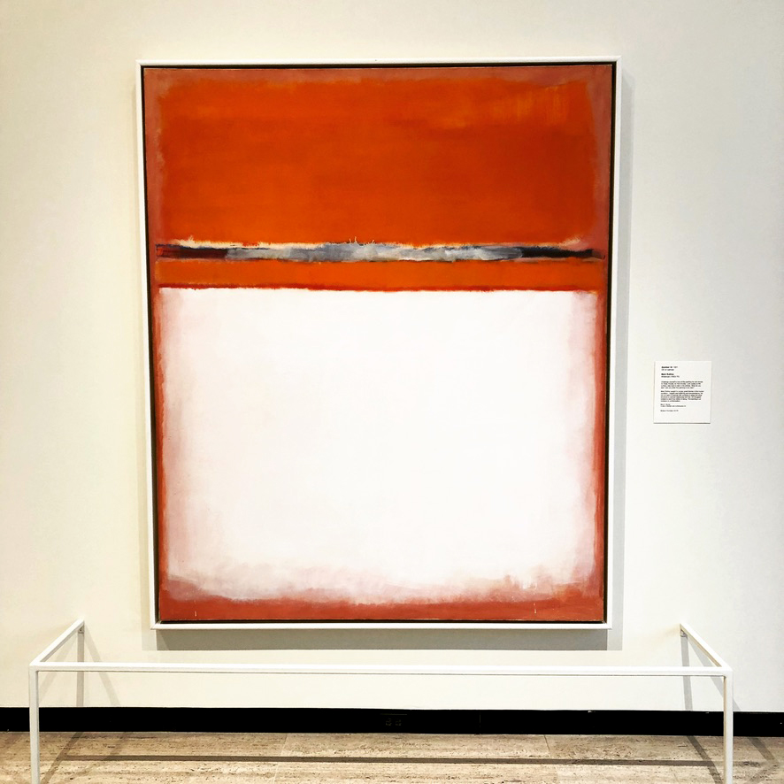 Number 18 oil painting by Mark Rothko by Michael Aaron Gallagher