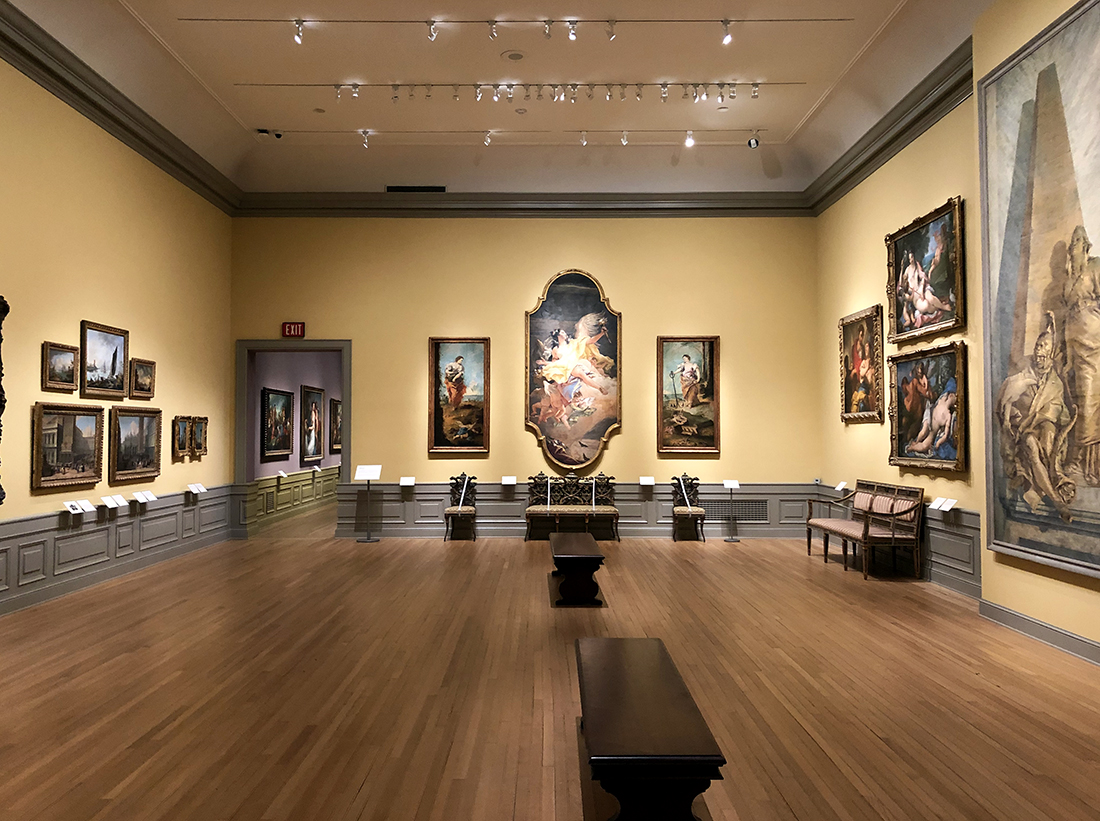 Italian art in Gallery 18 at The John and Mable Ringling Museum of Art. Photo by Michael Aaron Gallagher.