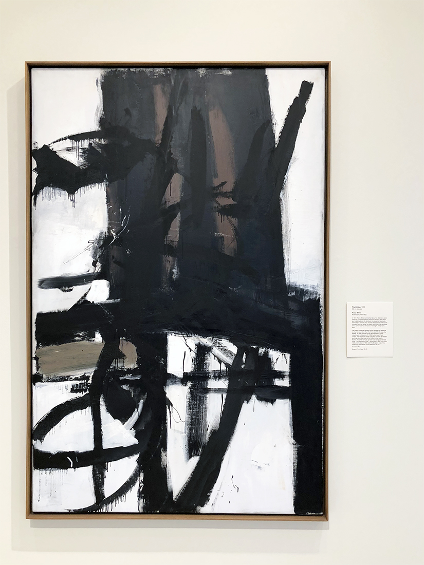 The Bridge Oil Painting by Franz Kline by Michael Aaron Gallagher