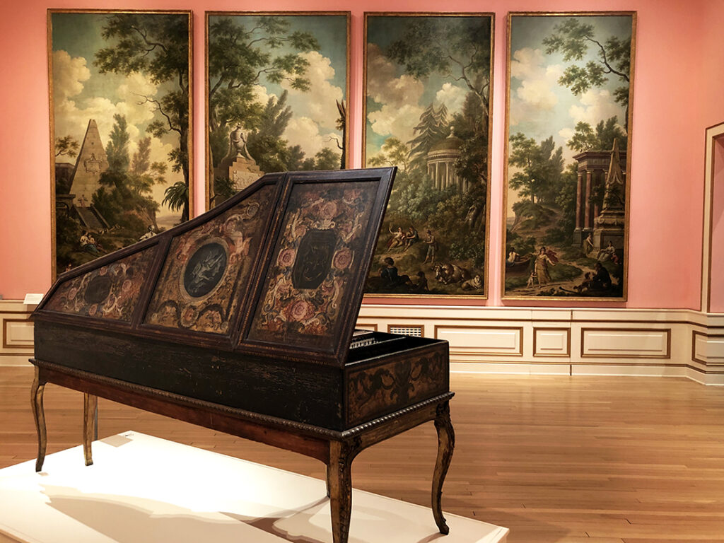 The oldest French harpsichord in the world at The Ringling Museum of Art by Michael Aaron Gallagher