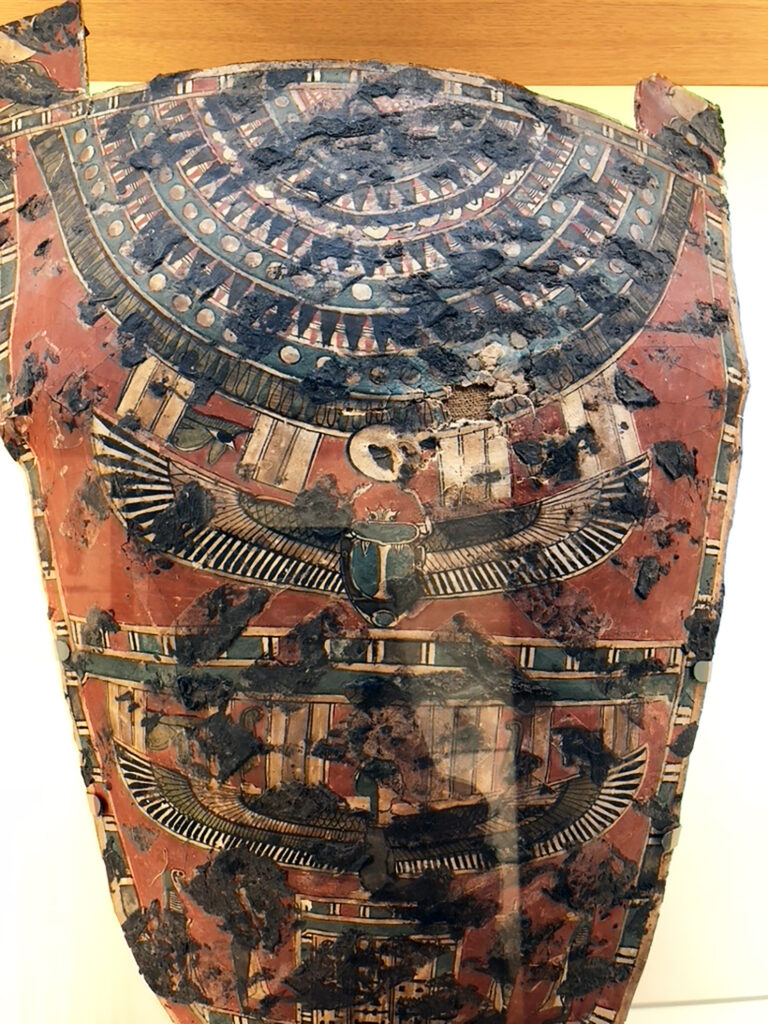 Egyptian burial artifact at Cazenovia Library by Michael Aaron Gallagher