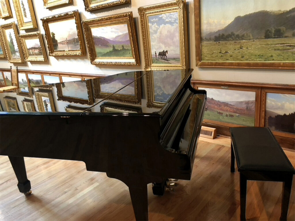 Piano at the John D Barrow Art Gallery by Michael Aaron Gallagher