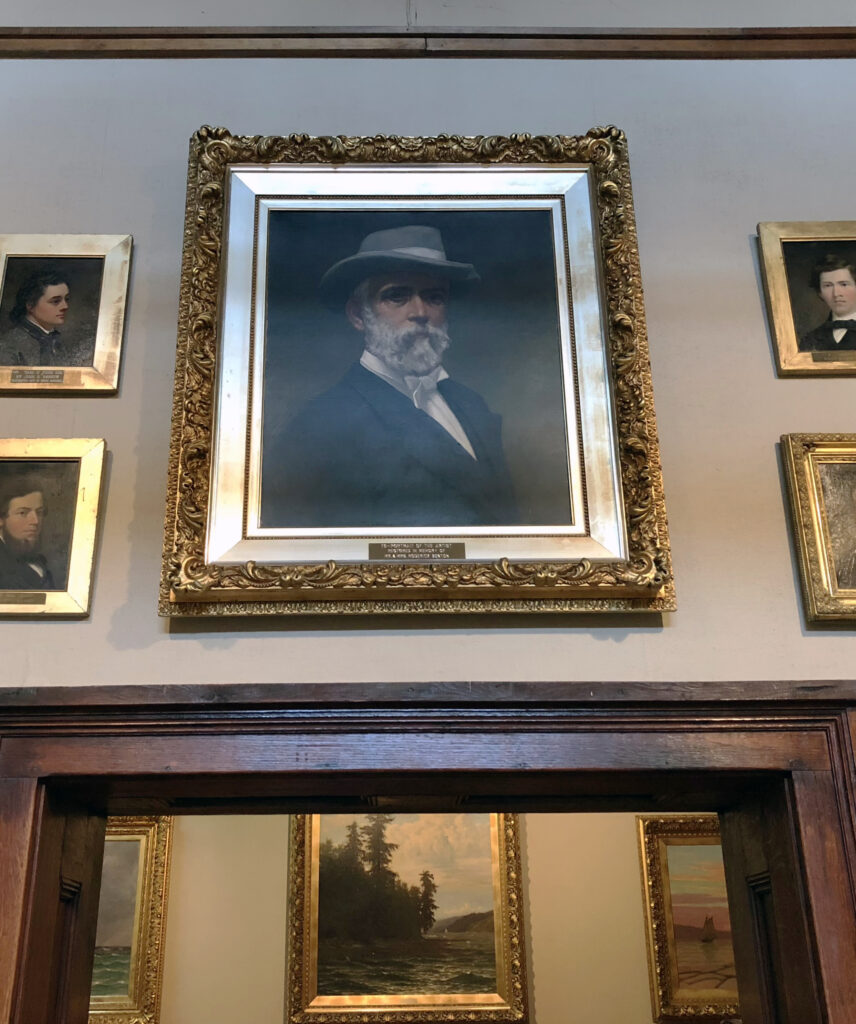 Portrait of artist John D Barrow at the John D Barrow Art Gallery by Michael Aaron Gallagher