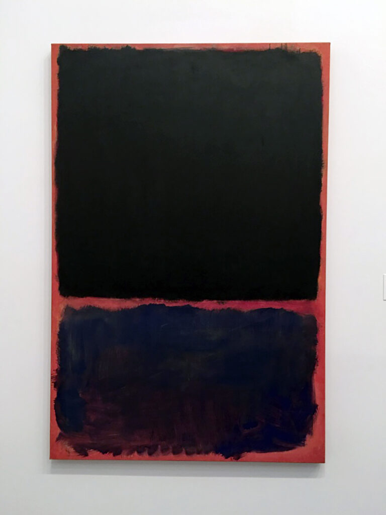 Untitled 1955 Mark Rothko oil painting at the Philadelphia Museum by Michael Aaron Gallagher