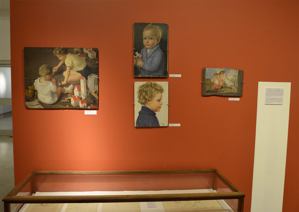 Maurice Ehlinger paintings and sketches at Musée Pierre-Noël de Saint-Dié-des-Vosges