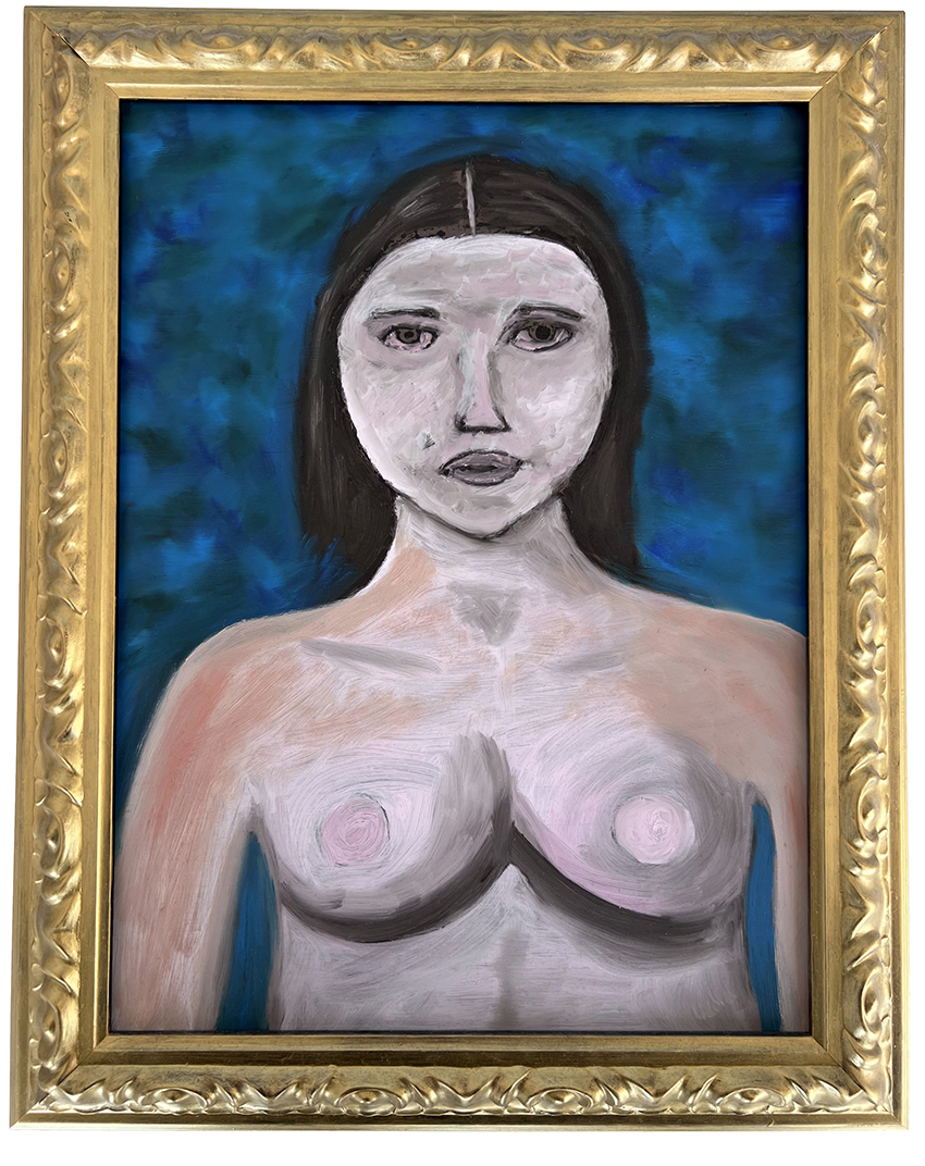 Oil painting portrait of Ana by Michael Aaron Gallagher