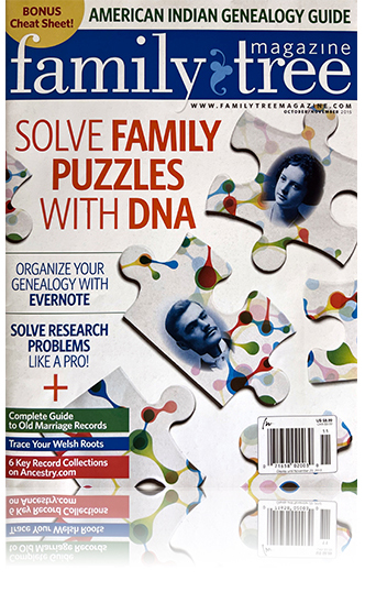 Family Tree Magazine October November 2015 Issue Cover