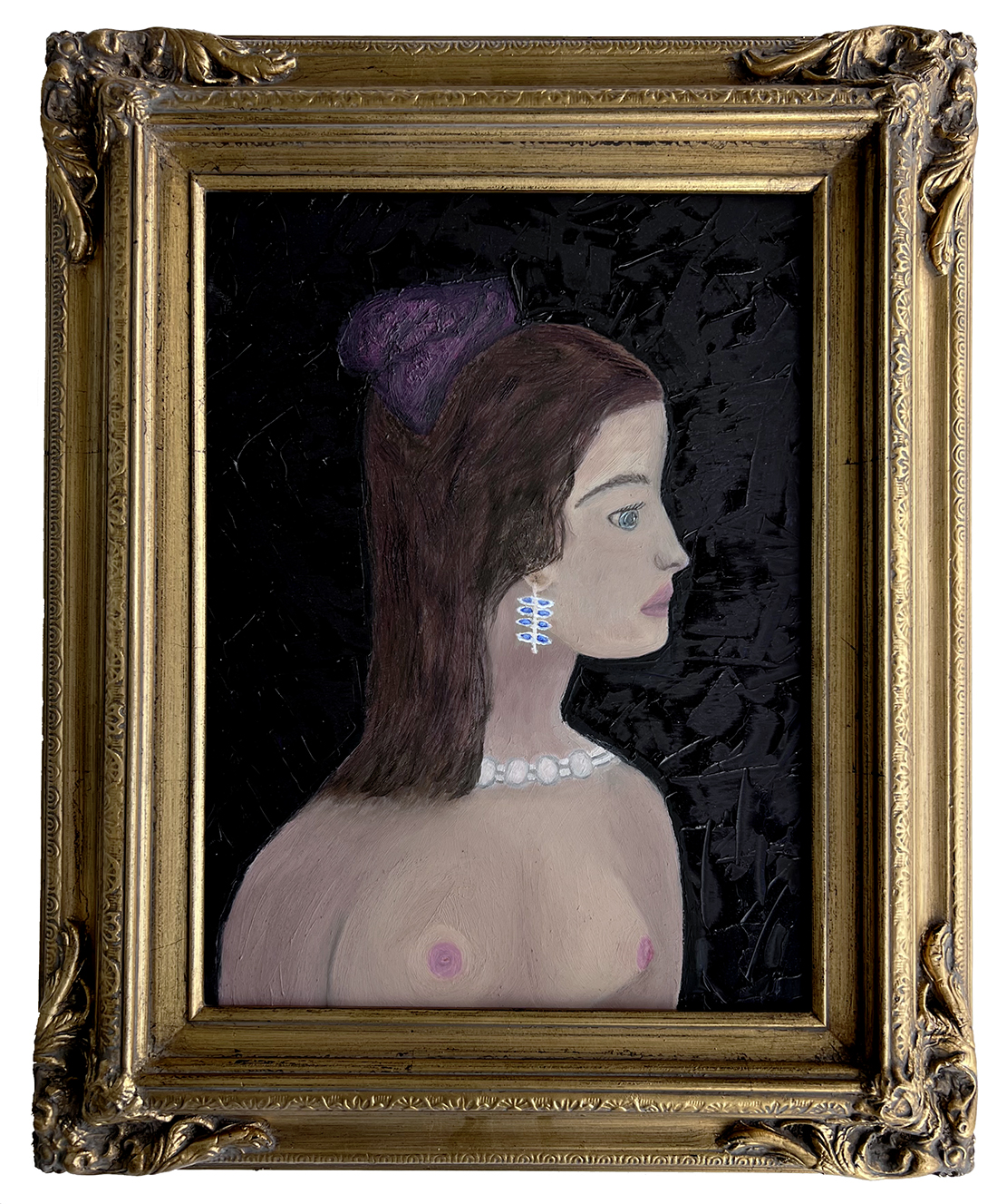 La Princesse oil painting portrait by Michael Aaron Gallagher