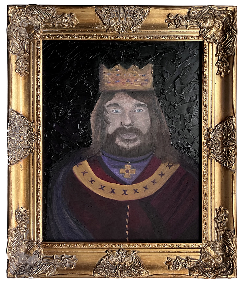 Michael Aaron Gallagher (Self-Portrait) inspired by 1 Samuel 2:8.